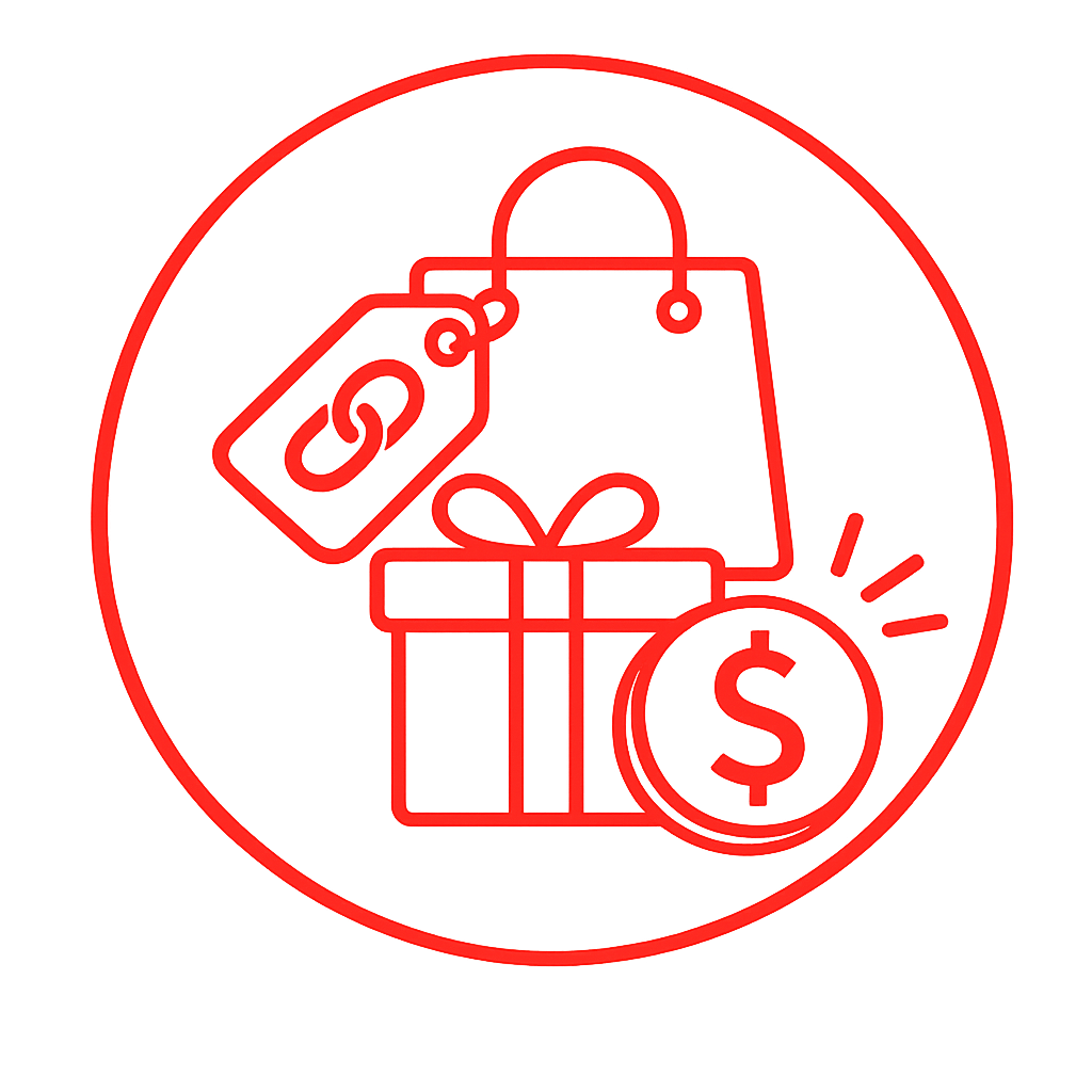 Earn commission icon